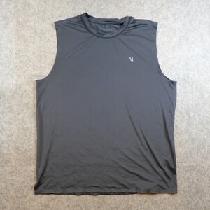 Vuori Shirt Mens Large Charcoal Gray Sleeveless Ponto Performance V1097 Tank